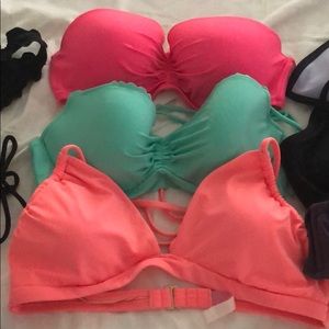 Lot of 9 Victoria Secret Bikini Tops and Bottoms